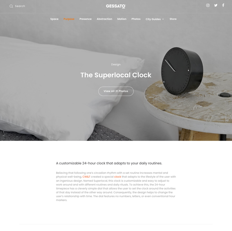 The Superlocal Clock